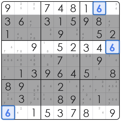 sudoku cheat sheet